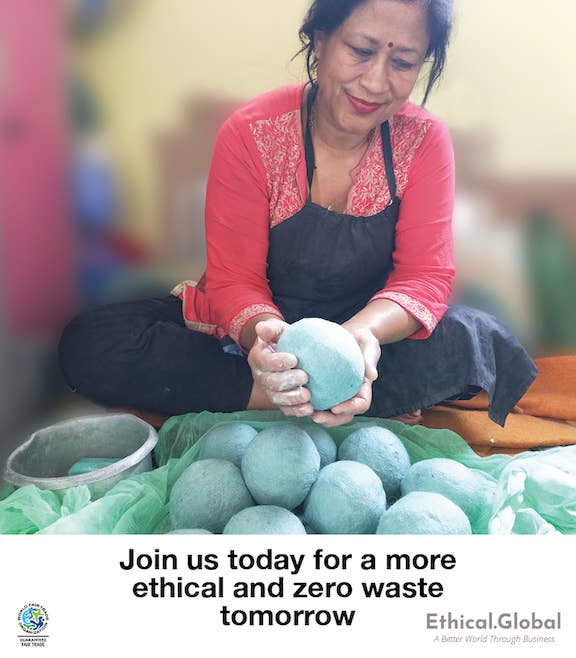 Eco Wool Dryer Balls : Happy Bee