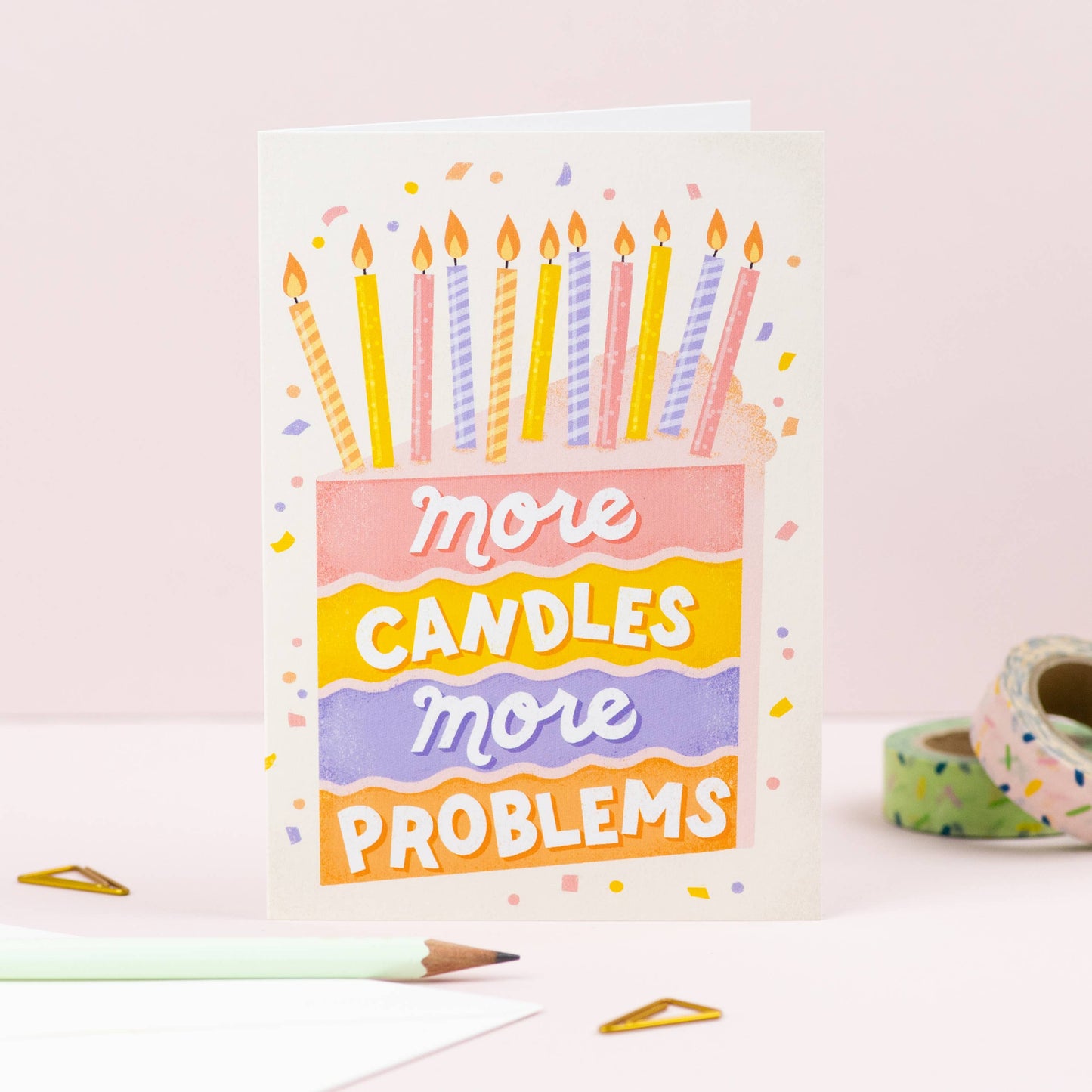 Greeting Card - More Candles More Problems