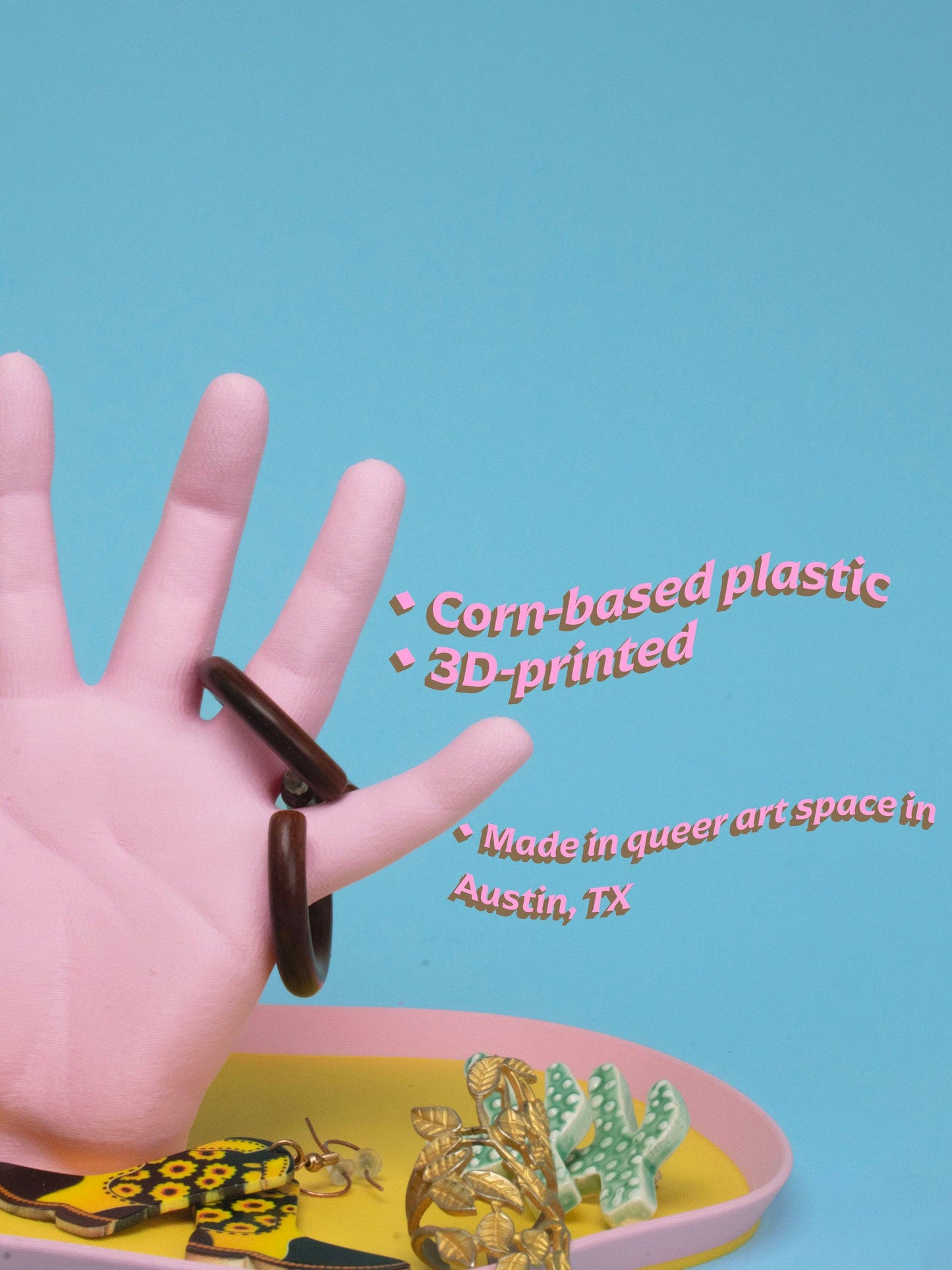 Tray - Catchall Hand - Strawberry Lemonade