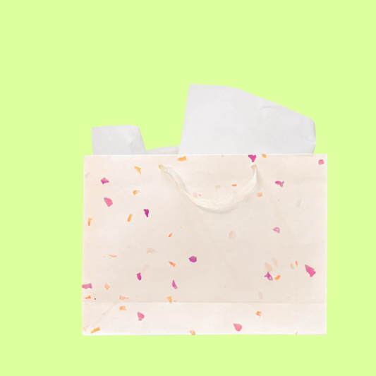 Gift Bag – Plantable Purple Petal w grosgrain handles - LarHori