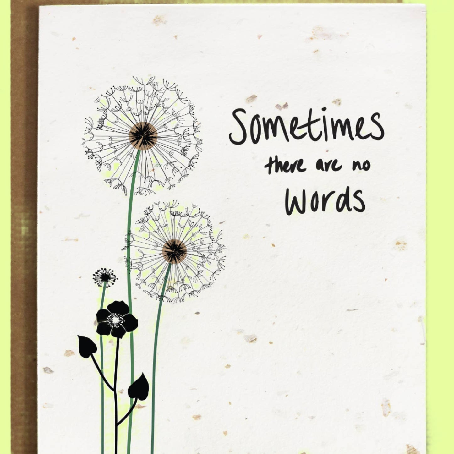 Greeting Card - No Words Sympathy | Plantable Card