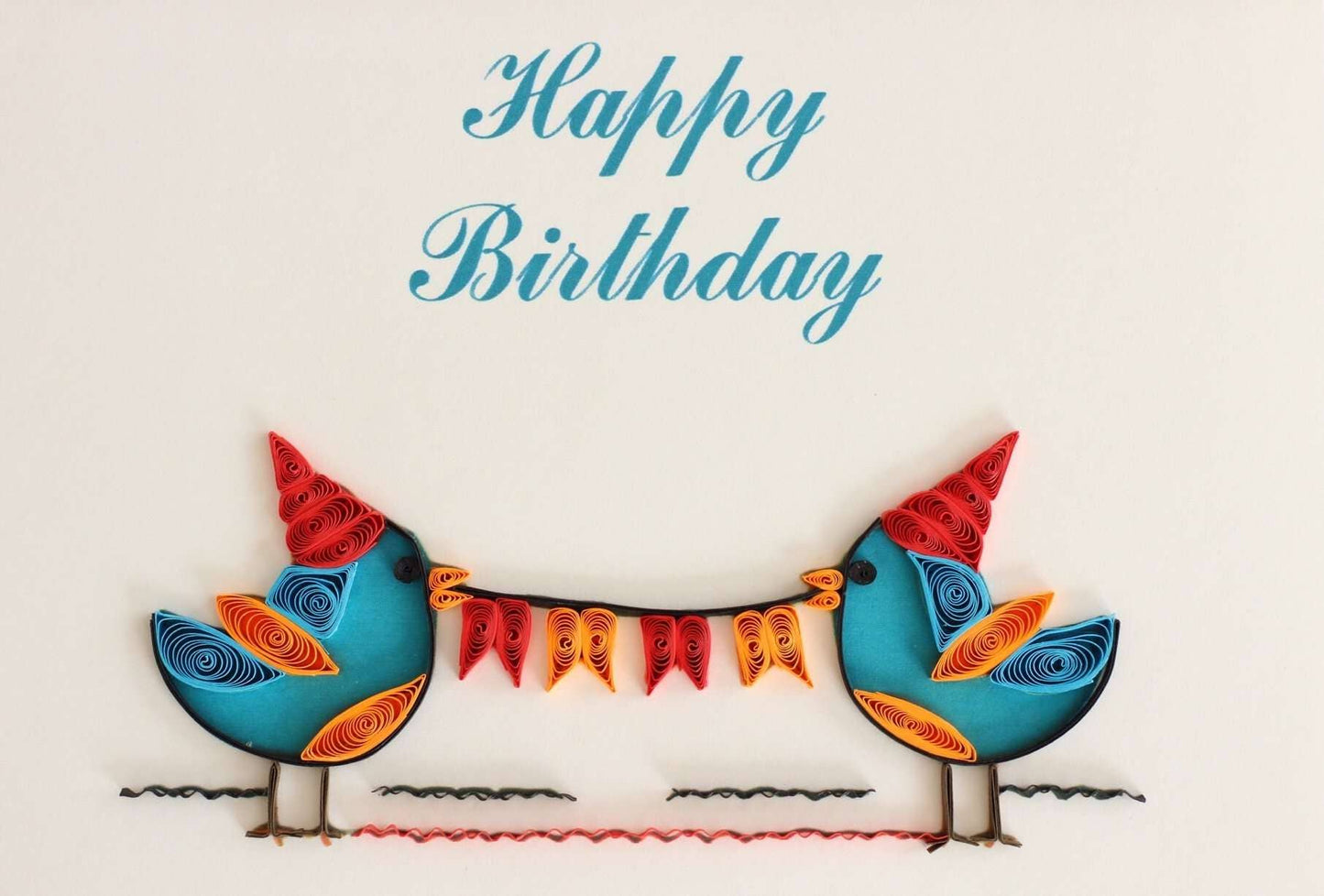 Greeting Card - Quill Tweet Happy Birthday (Mini)