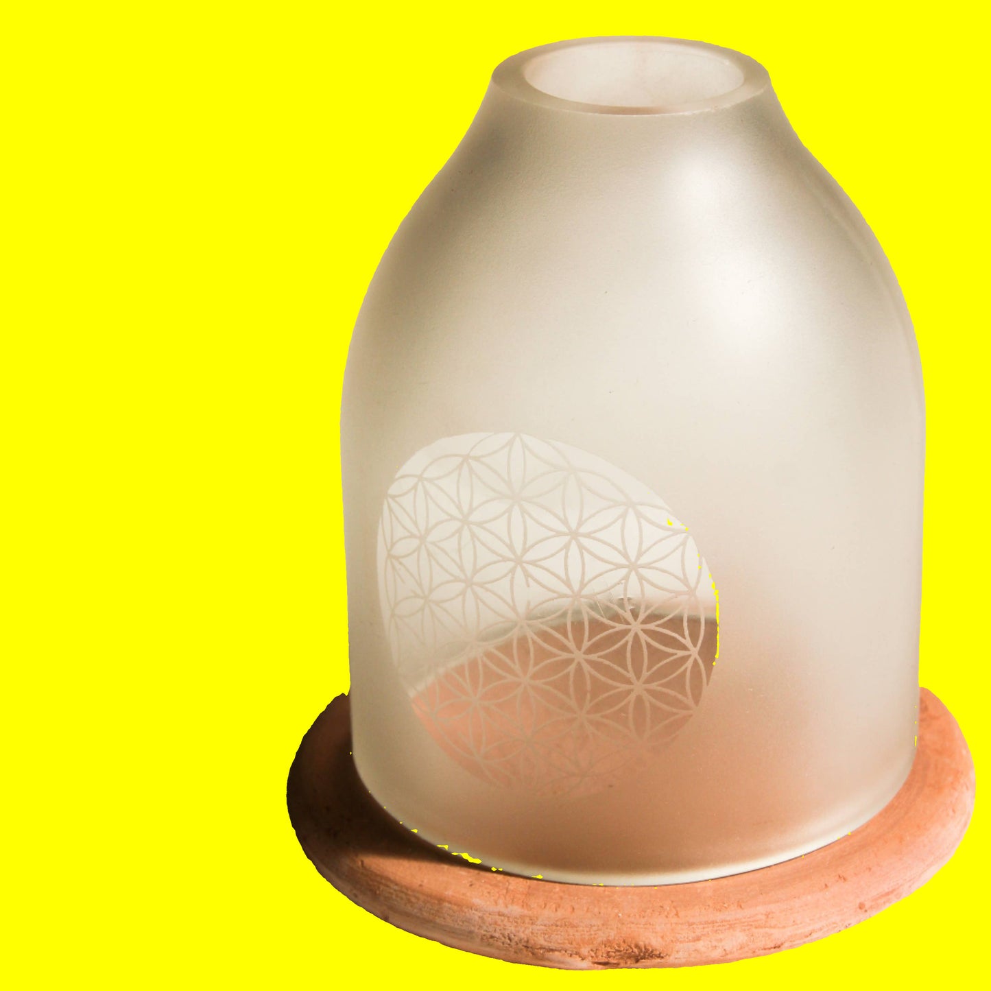 Lantern/Votive - Upcycled Hand-Crafted: Clear Tree of Life