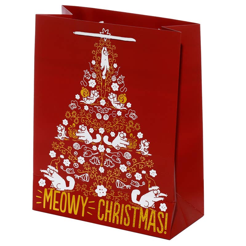 Gift Bag - Meowy Christmas