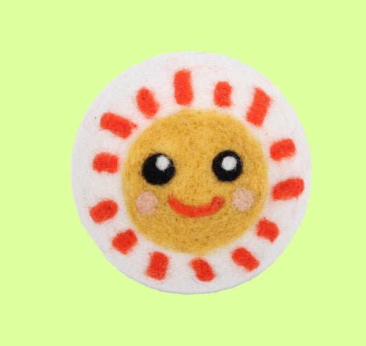 Eco Wool Dryer Balls Fair Trade: Orange Sun rays