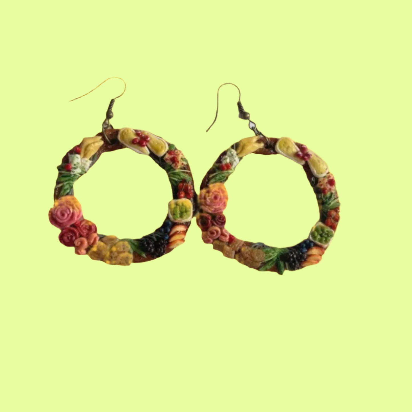 Earrings - Charcuterie Wreath