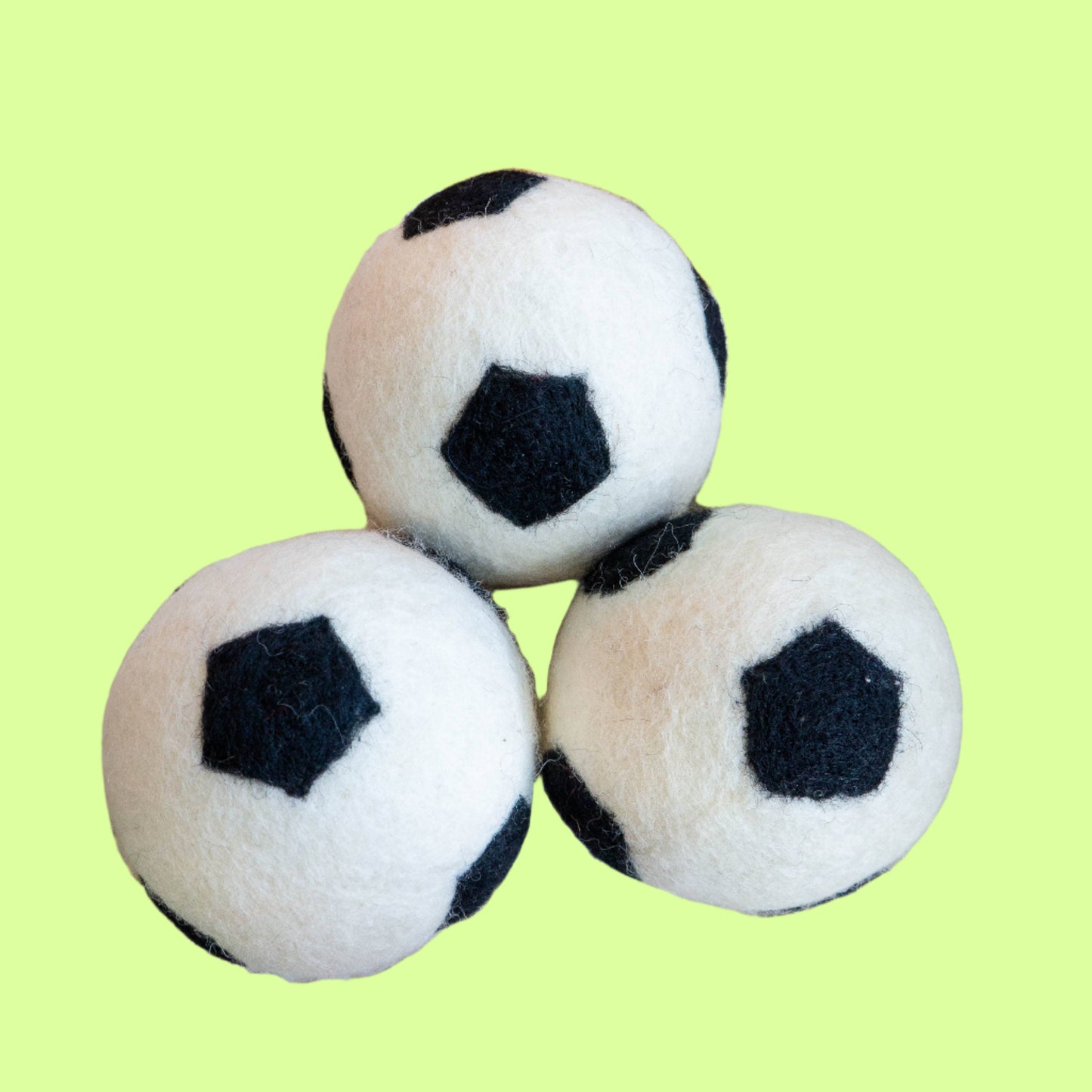 Dryer Balls - F 100% wool Soccer ball