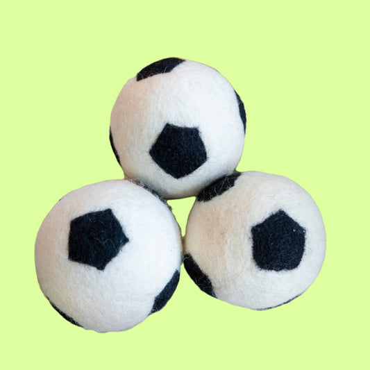 Dryer Balls - F 100% wool Soccer ball