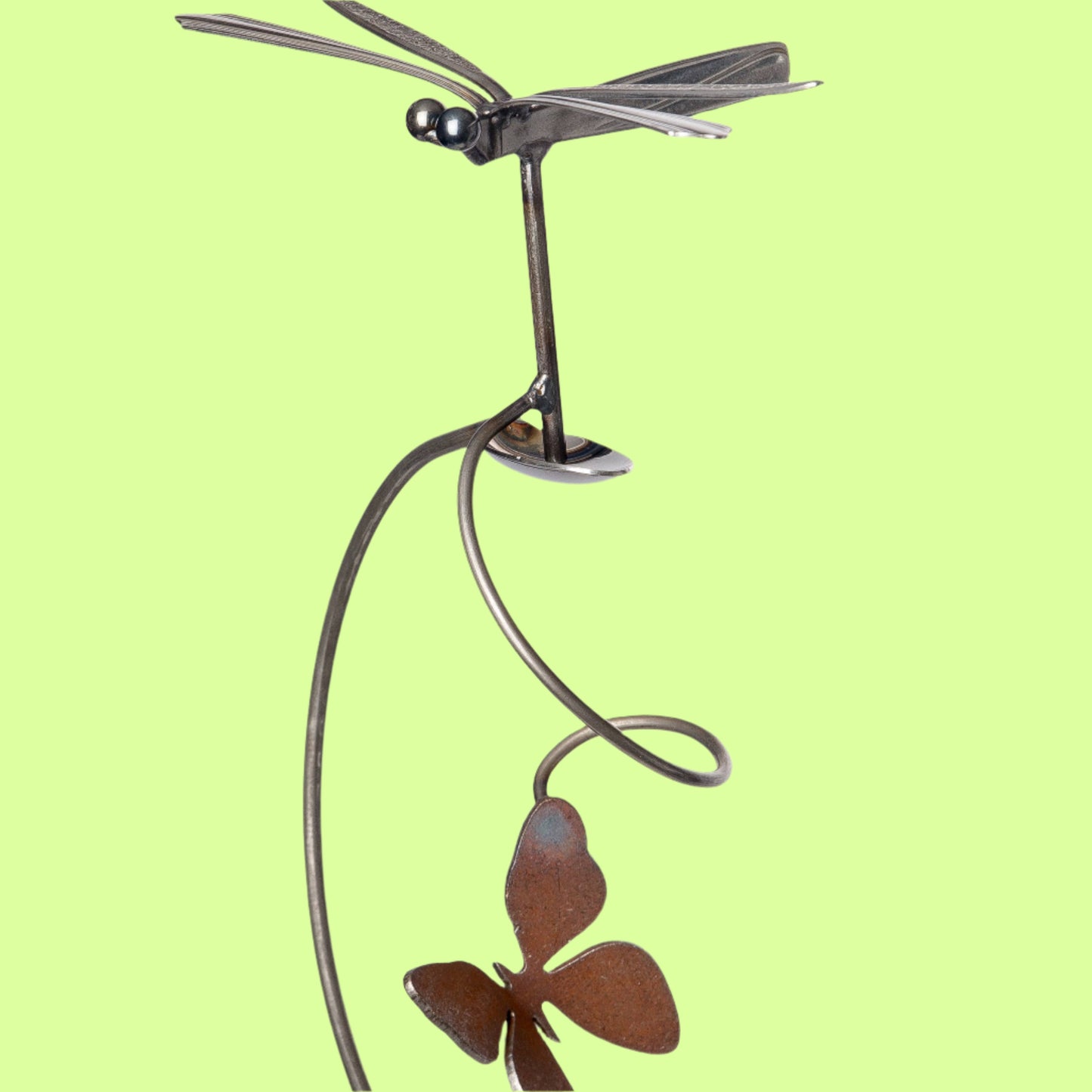 *Garden Stake - Dragon / Butterfly