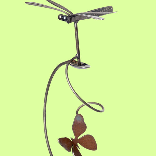 *Garden Stake - Dragon / Butterfly