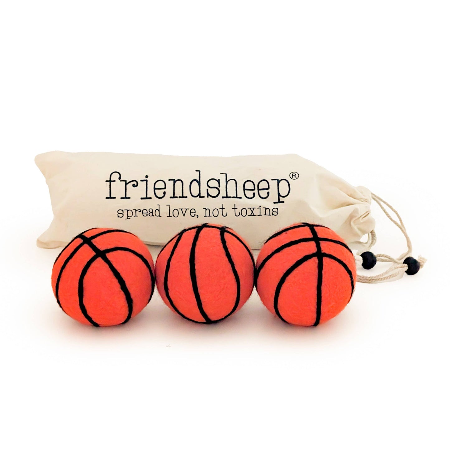 Dryer Balls - F 100% NZ wool basket ball