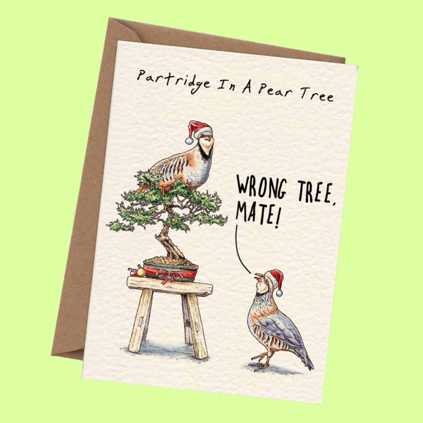 Greeting card - Partridge