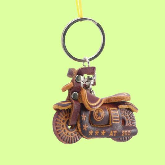 Keychain - leather Motorcycle