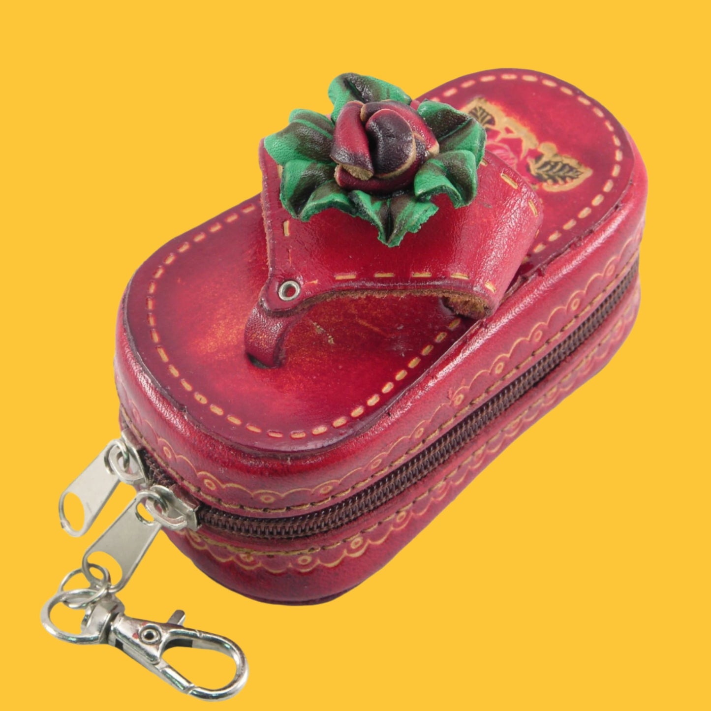 Key Chain - Toe bar Lipstick/Coin Case