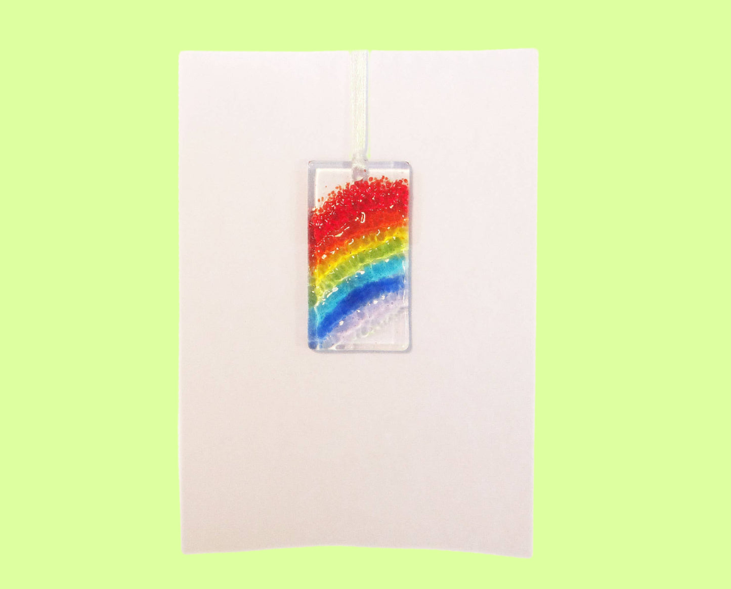 Greeting Card - fused glass light catcher gift various