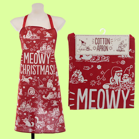 Apron - Simon's Cat Meowy Christmas Holidays