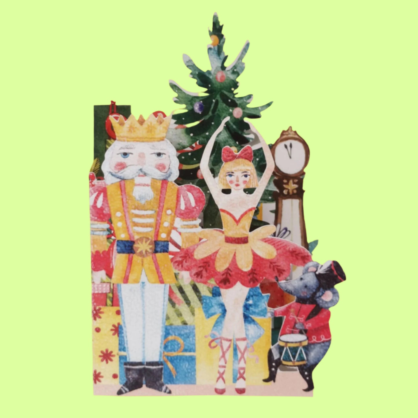 Kids - Kids paper cut card-NUTCRACKER