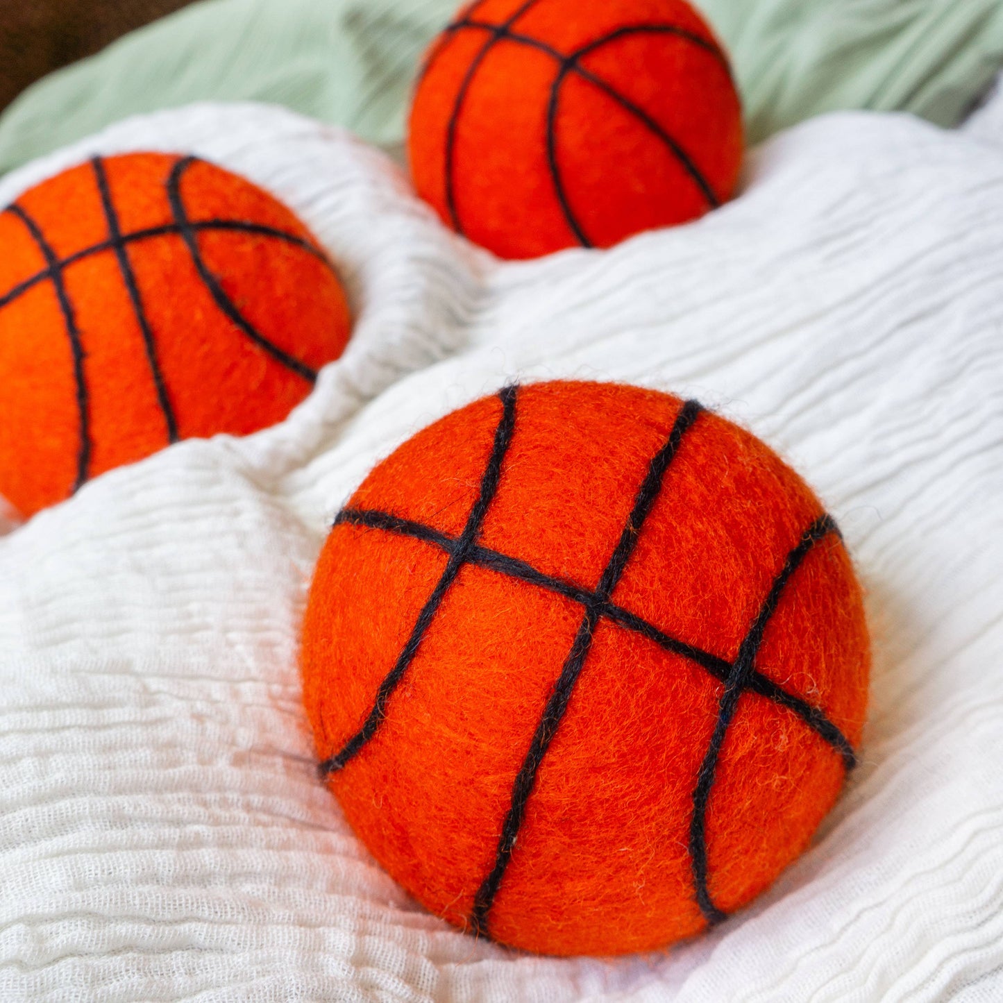 Dryer Balls - F 100% NZ wool basket ball