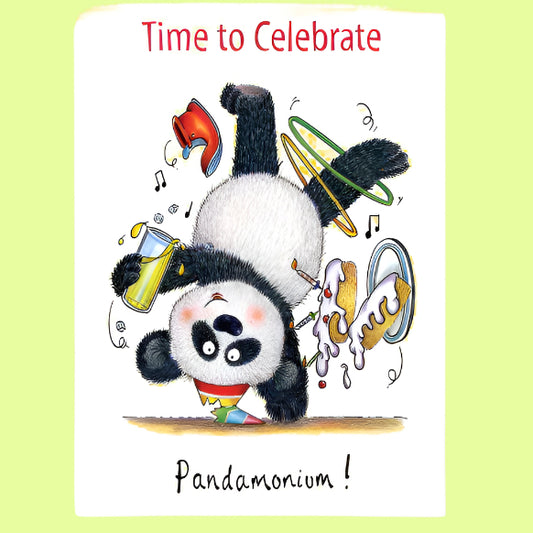 Greeting Card - Panda-monium