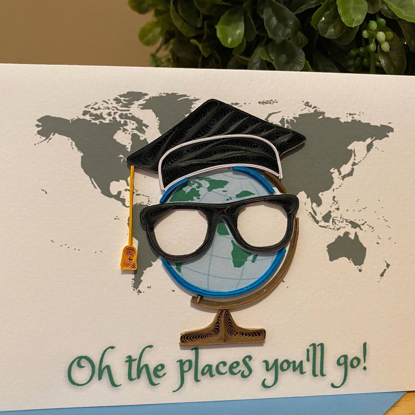 Greeting Card - Graduation Globe