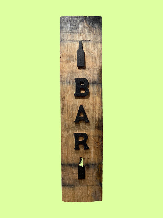 Sign - Barrel Stave Bar
