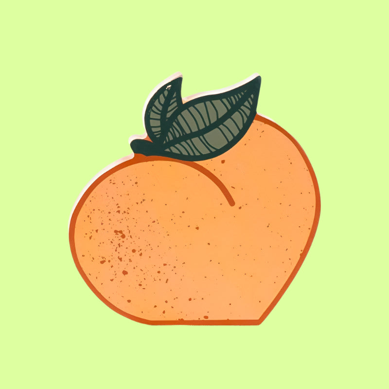 Sitter - chunky wood PEACH