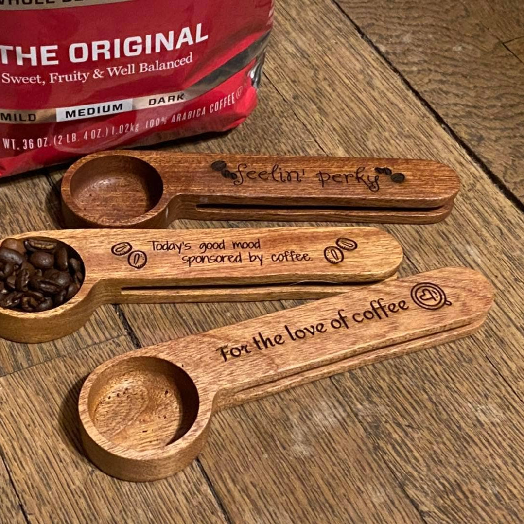Coffee Scoop Clip - Feelin' perky