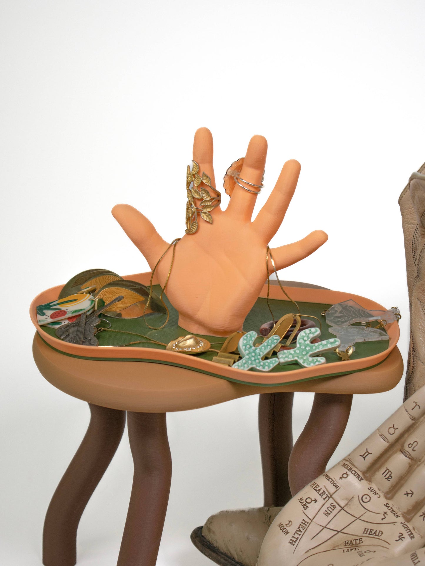 Tray - Catchall Hand  - Swimming Pool Blues