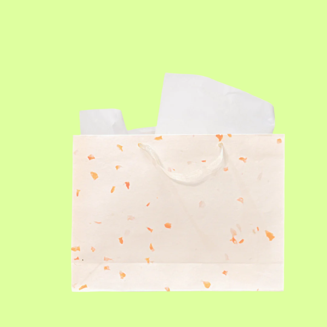 Gift Bag – Plantable Marigold Petals w grosgrain: LarHori