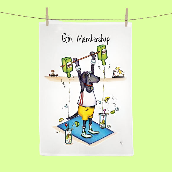 Tea Towel - Gin membership
