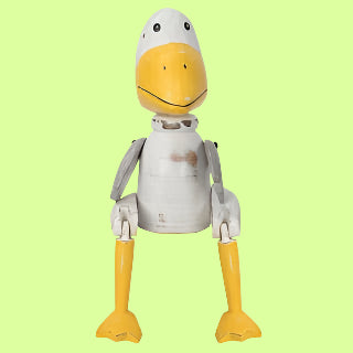 Figurine - Sitting Wood Duck