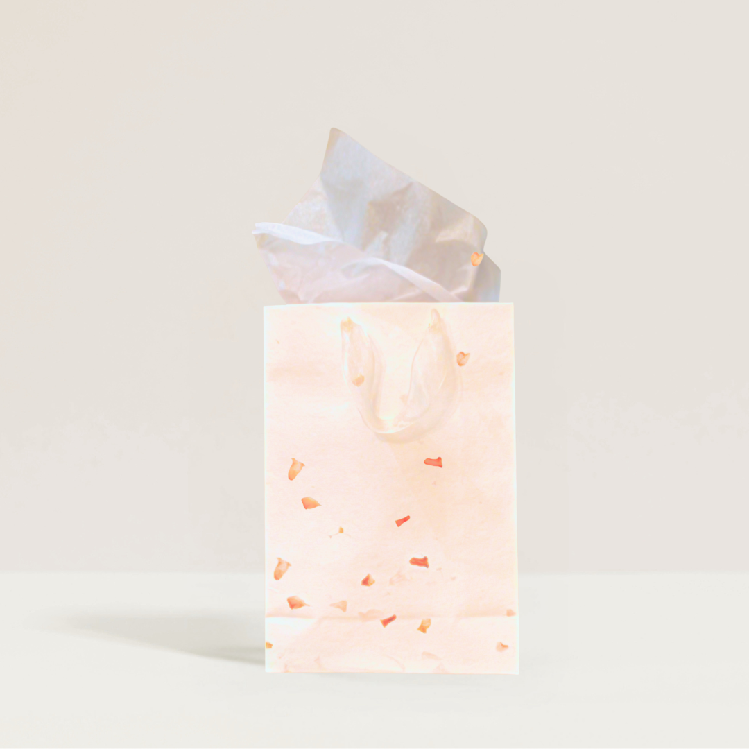 Gift Bag – Plantable Marigold Petals w grosgrain: LarHori