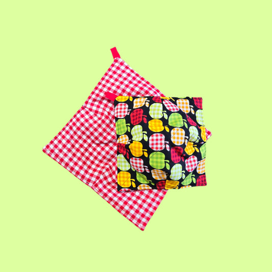 Microwave Cozy - Handmade by Rosemary Apples sml