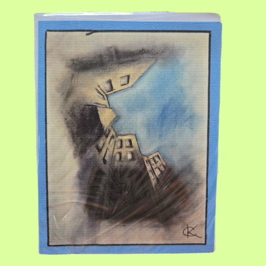 Greeting Card - SK Looking up in the Sky bl