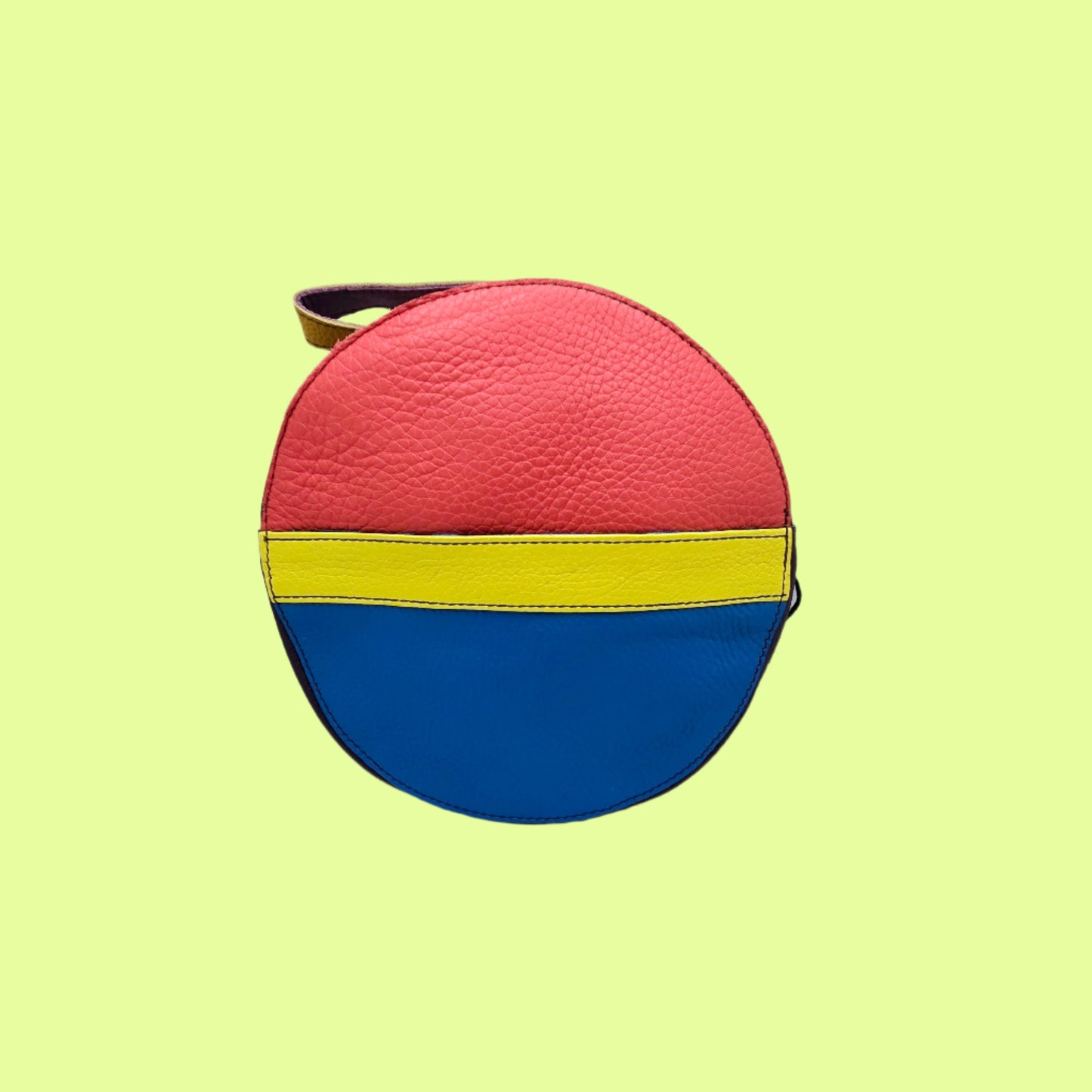 Bag - Hera Plain Crossbody Rnd bk/bl/coral/yw