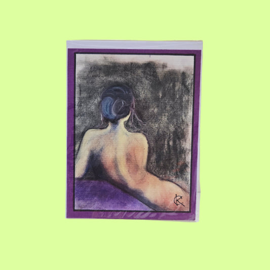Greeting Card - SK Woman from Back pl